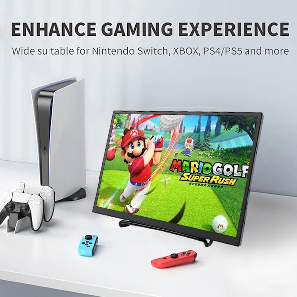 420 Cd/m ² 10,5 tommer Portable Monitor IPS FHD 1280P 100%SRGB Game Skærm