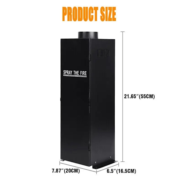 200W DMX Ild Thrower Flame Effect Projector Machine