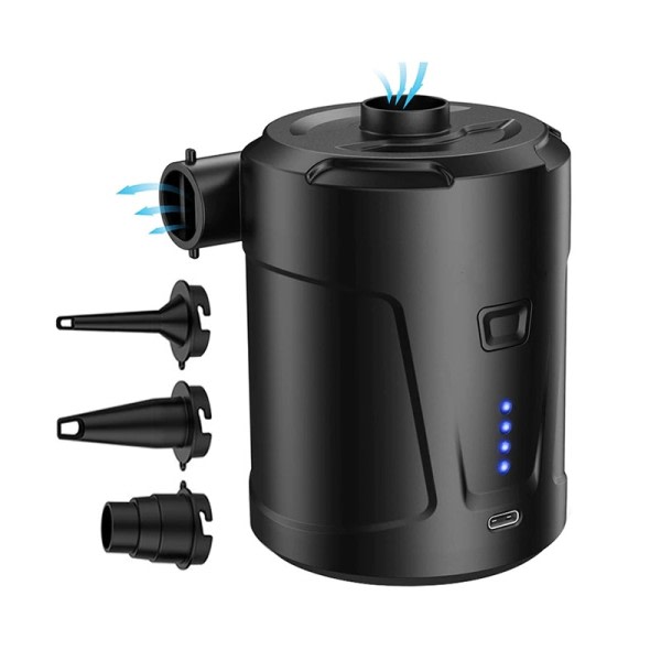Elektrisk Luft Pumpe Bærbar Quick-Fill Luft Pumpe 5000mAh Perfekt Inflator / Deflator Pumpe