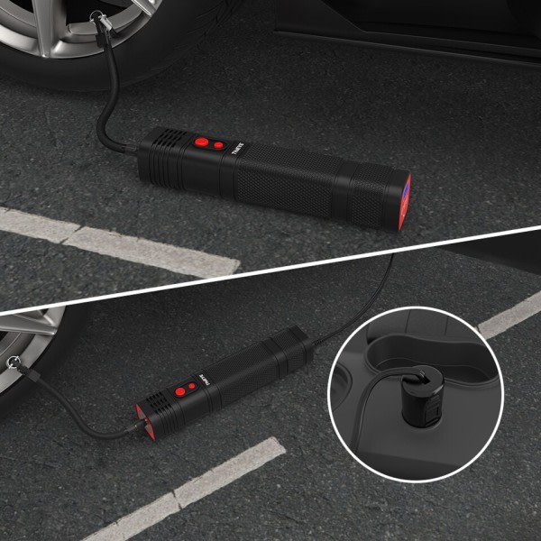 Bil Luft Kompressor Airkit Digital Dæk Inflator Til Auto Motorcykel Cykel Bil Dæk Pumpepumpe