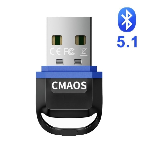 USB Bluetooth Adapter 5.1 Bluetooth Mottagare USB Bluetooth 5 0 Dongle 5.0 BT Sändare  Mini Adapter