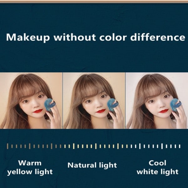 Dame LED Lys Kosmetik Taske  Spejl Kosmetik Etuier Luksus PU Stor Kapacitet Bærbar Rejse Makeup tasker