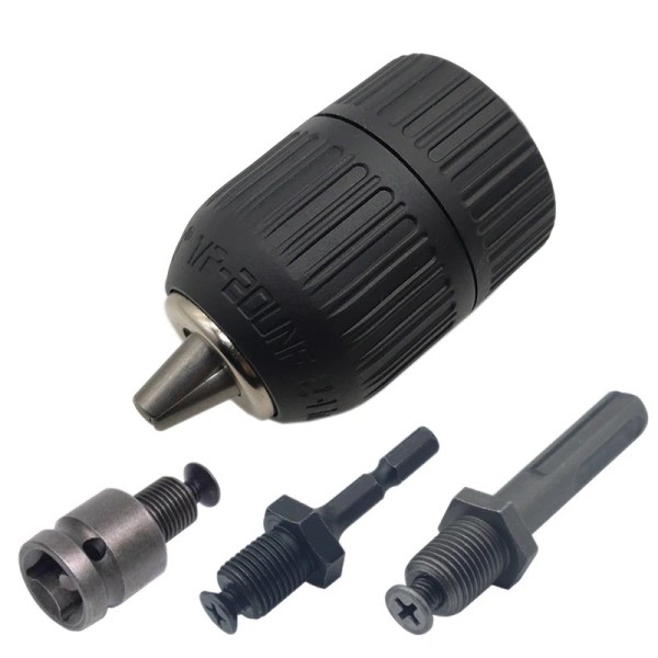 Precis Keyless Drill Chuck Converter 1/2"-20UNF Thread Quick Change Adapte