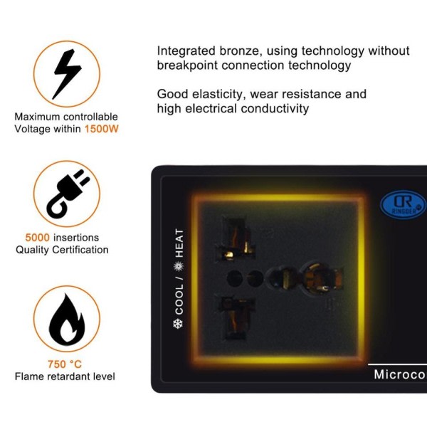 Digital Vanntett Temperatur Kontroller Mikrodatamaskin Termostat