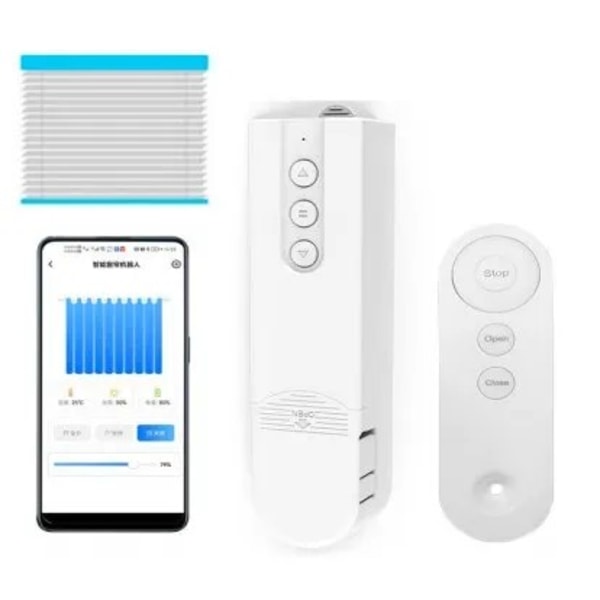Smart Blind Moottori Wifi Automaatti Sähkö Rulla Shutter Shadows App Ohjaus Nosto Verho Avaa sulkeutuva ohjain