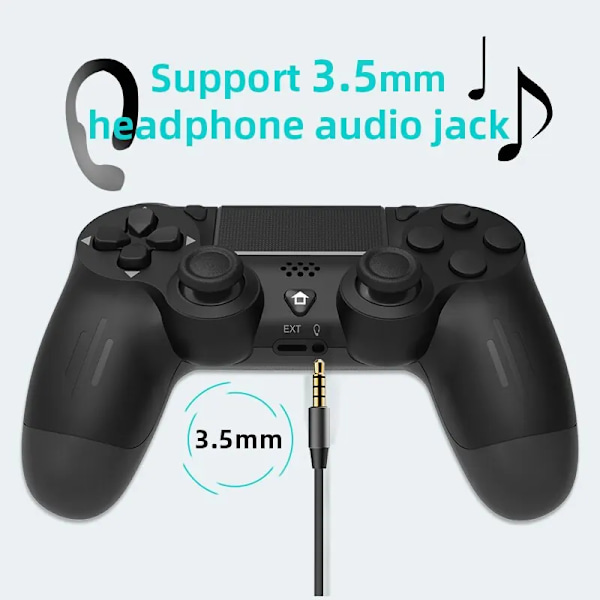 Bluetooth-yhteensopiva Peli ohjain PS4/Slim/Pro Langattomalle Peliohjain PC Kaksois Värinä Joystick IOS/Androidille