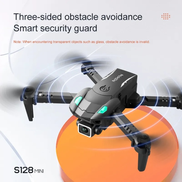 Mini Drone 4K HD Kamera Tresidig Hindringer Unngåelse Luft trykk Fast Høyde Profesjonell Fallbar Quadcopter Leker