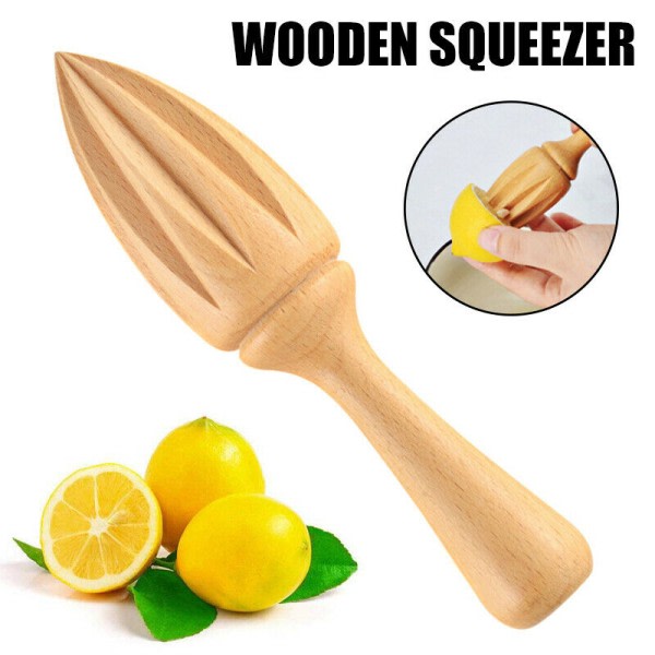 Creative Trä Frukt Juicer Apelsin Citron Squeezer Mini Hand Press Manual Squeezer
