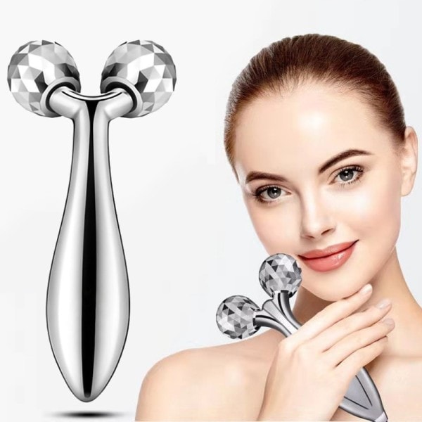 3D Roller Massager 360 Rotera Tunn Ansikte Full Kropp Shape Massör
