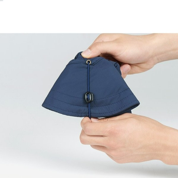 Utomhus Sommar Ultralight Fallbar Andningsbar Solkräm Anti-UV Fisherman Hatt