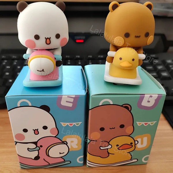 Mitao Panda Bubu Dudu Figur Modell Gave Spennende Samlerobjekt Søtt Action Kawaii Bjørn Leketøy