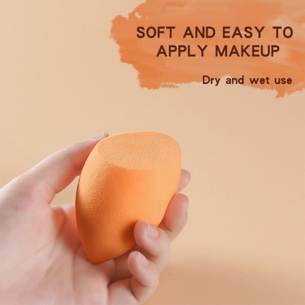 7 PCS Kosmetik Ägg Smeta Smink Super Mjuk Puff Set Päronformad Verktyg svamp