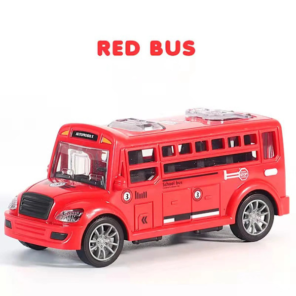 Børn's Legetøj Skole Bus Legetøj Model til Børn Rebound Bil Julegave