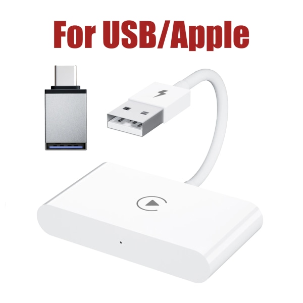 Wireless CarPlay Adapter For Android/Aple Wired to Wireless Carplay Dongle Plug And Play USB Connection Auto Car Adapter