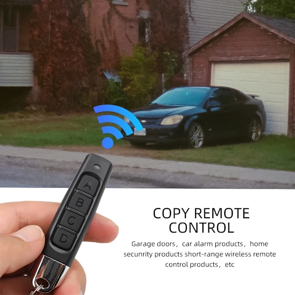 433MHZ Copy Fjärrkontroll Auto 4 Chane Code Garage Gate Dörröppnare Fjärr Kontroll