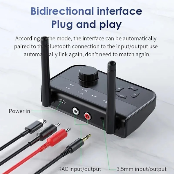 2 In 1 Bluetooth 5.3 Audio Receiver Sender