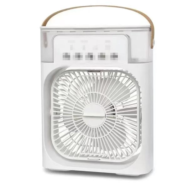 Tuuletin ilmastointi USB sähkö tuuletin LED yö valo vesi sumu hauska 3 tulo 1 ilma kostutin kotiin
