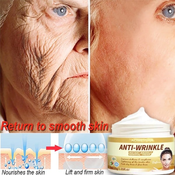 Fjern ansigtsbehandling rynker Anti-aldring fade fine linjer ansigt hvidning lysn hud