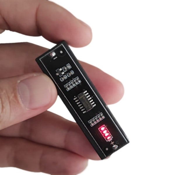 Batteri kapacitet indikator 18650 litium batteri nivåtestare spänning mätare