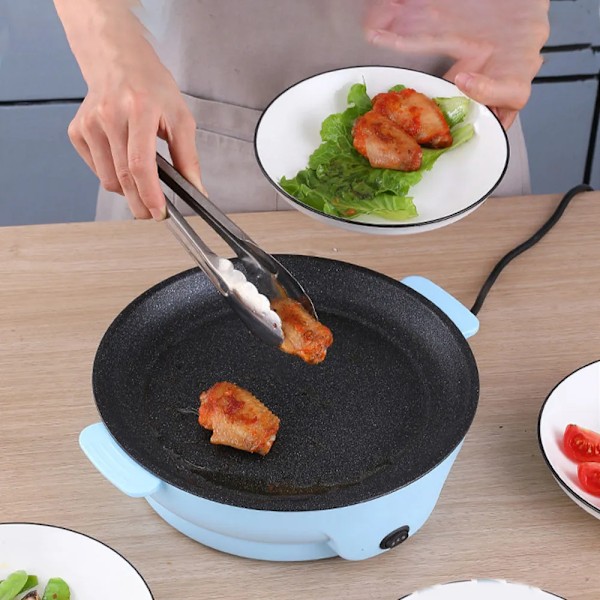 220V Multifunktion Elektrisk Stegre Pande Stryggryde Ikke-klæbrig Grill Steg Bagning Stege Pande