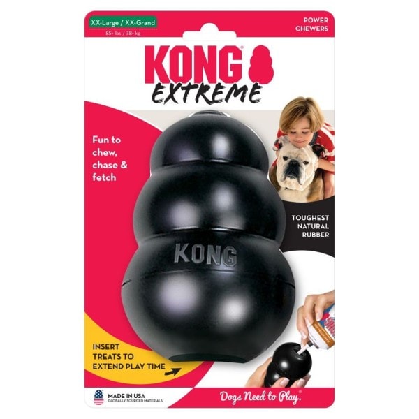 Extreme Dog Lelu  kovin luonnollinen kumi musta  hauskaa pureskella jahtaa ja haku