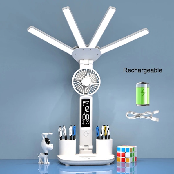 Oppladbar bord lampe for studie bord lampe