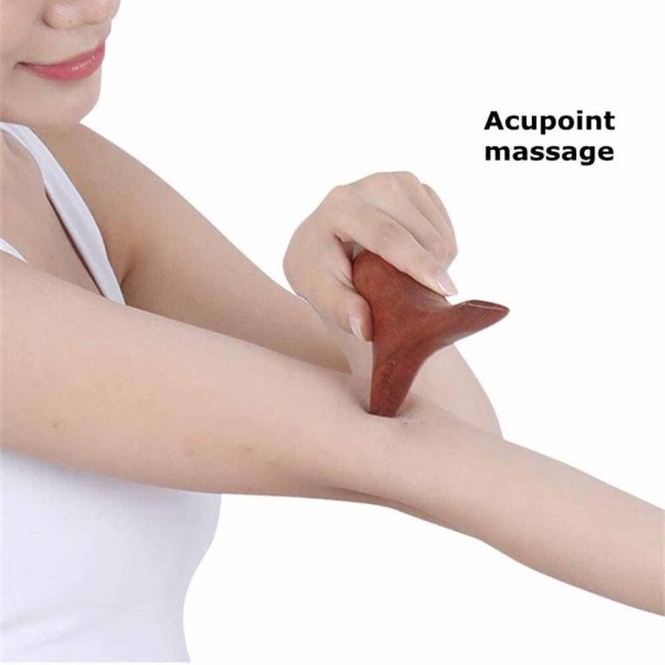 Træ Trigger Point Massage Gua Sha Værktøj Professionelt Lymphatic Drænage Værktøj