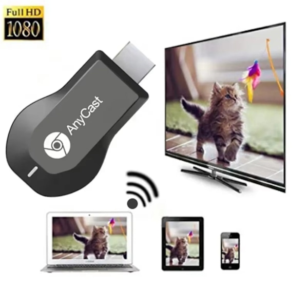 4K 1080P M2 plus Trådlöst WiFi HDMI TV Dongle Mottagare