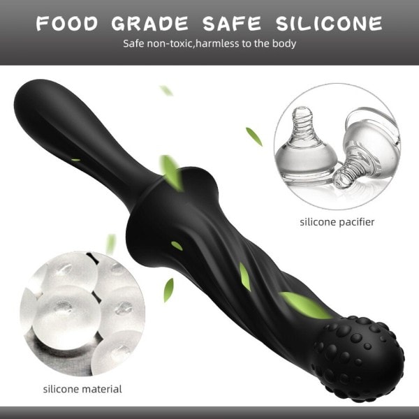 Vaginal G-punkt Vibrator Dildo til Mænd Kvinder 10 Mode Kraftfuld Vibrator Sex Legetøj