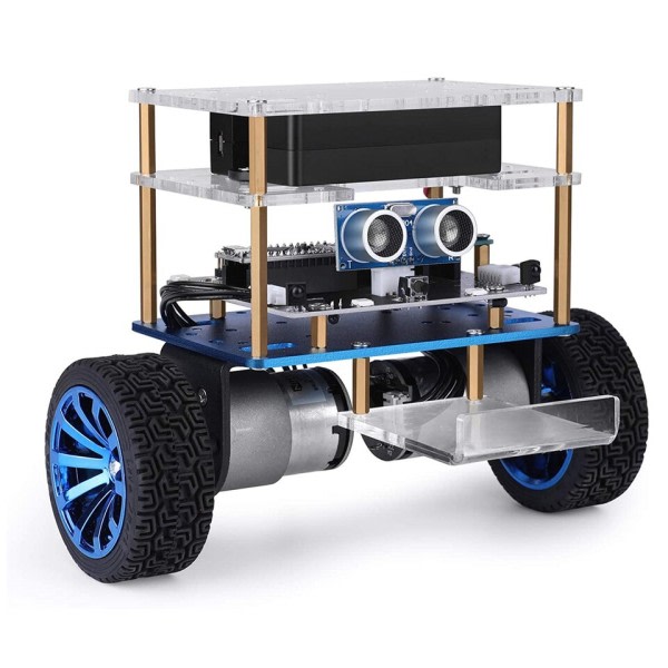 Smart Robot Car Kit V4, Intelligent och pedagogisk leksak bil Robotic kit for Arduino Learner