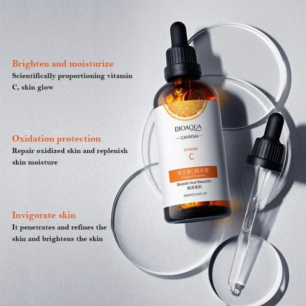 Vitamin C Serum Til Ansigt Fugtgivende Lyser op Hud Reparation Glad ansigts essens