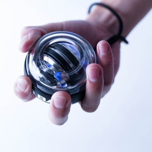 LED Gyroscopic Powerball Autostart Range Gyro Power Wrist Ball Arm Hand Muscle Force Trainer Fitness Utrustning