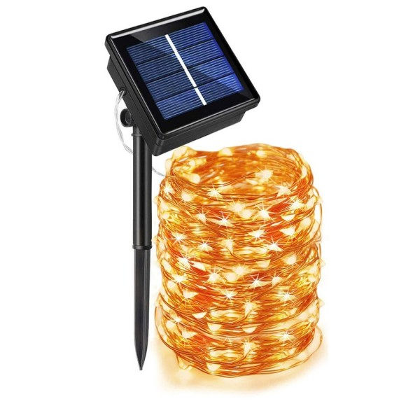 Utendørs Solar drevet Hage lys Utenfor 8 Modi Vanntett Solar String Lys