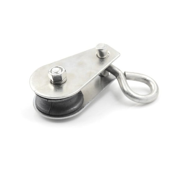 1PC 0,3" Poulie Durable Single Swivel Lifting Rep Rulley Roller Block
