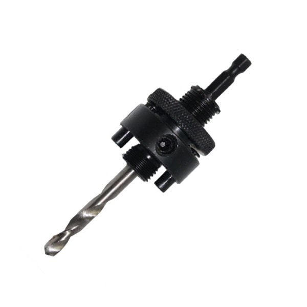 1/4"  Sekskant Skaft Arbor for Hull Sag  med 1/4" HSS Pilot Drill
