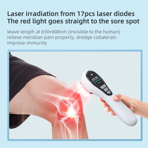 Låg nivå laser rött ljus terapi enhet förkylning laser artrit fysikalisk terapi utrustning