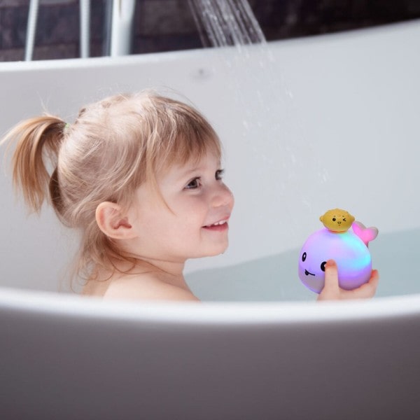 Baby Light Up Bad Takar Leksaker Val Vatten Sprinkler Pool Leksaker för Småbarn