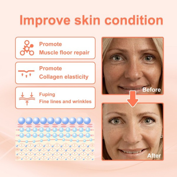 Djup Anti rynk Serum Ros Oil VC Anti-Aging Essence Förbättra Fina Linjer Lifting Shrink Porer Återfukta