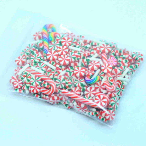 20g jule farve pynt drys,Polymer ler blandet fest dekoration