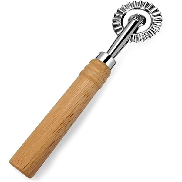 Gör-det-själv Pasta Cutter Hjul Rund Pizza Divider Och Kniv Konditori Pasta Deg Bakning Skärning Verktyg Hem Kök Cookie Knödel