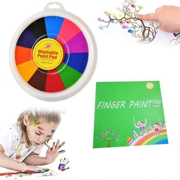 Creative Finger Painting Kit Funny painting tillbehör Icke-giftig Tvättbart Finger