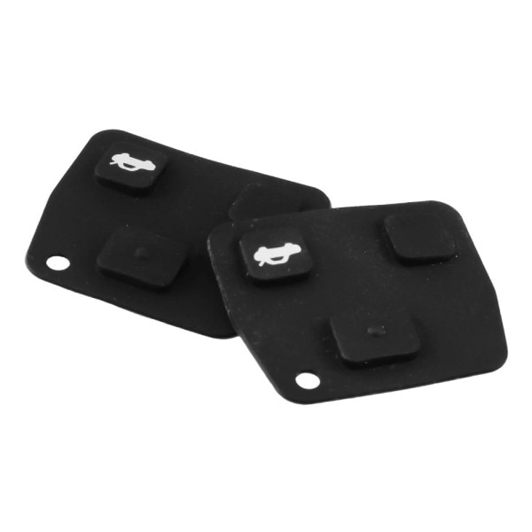 2X Pii kumi 3 painike tyyny Toyota Avensis Corolla Camry Yaris Prado Lexus Rav4 vaihto kaukosäädin auto avain kauko-ohjain