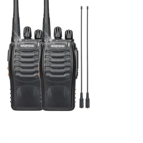 2 pieces  Walkie Talkie UHF 400 470MHz 888s Long Range To Way Skinke Radios Transceiver for Jakt Hotell