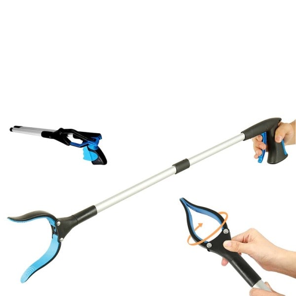 Vikbar Skull Reachers Pickers Pick Up Verktyg Gripper Förlängare Grabber Picker Hamfällbar Sop Pick Up Verktyg