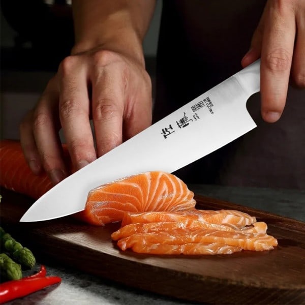 Kök Kniv Set med Ryvskarpa Japanska Blad för Precision Skärning