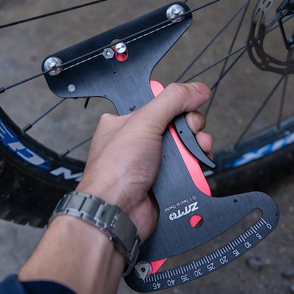 Cykel Eger Spænding Meter Hjul Builders Strammere Værktøj MTB Vej Eger Nøgle Kontroller Indikator Nøjagtig Stabil Værktøj