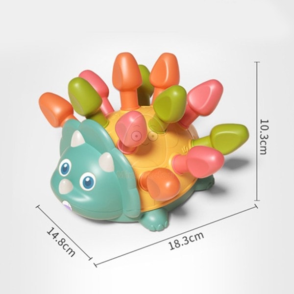 Montessori vauva hieno moottori taito harjoittelu keskipisteet käsi silmä peli dinosaurus