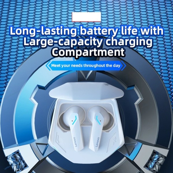 Bluetooth Trådløse Øreplugger Lav Latency Hodetelefoner HD Call Dual Mode Gaming Headset Med Mic