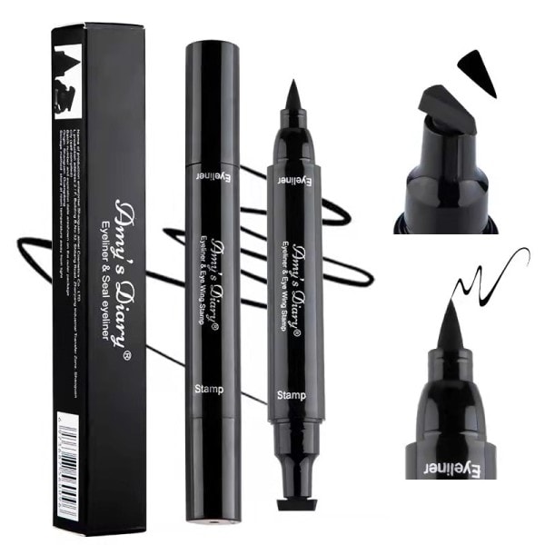 Eyeliner Big Seal Stamp Professional Sort Langtidsholdbar Vandtæt
