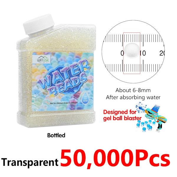 Perle formet krystall jord vann perler slam vekst gelé baller hydrogel vann voksende perler bryllups